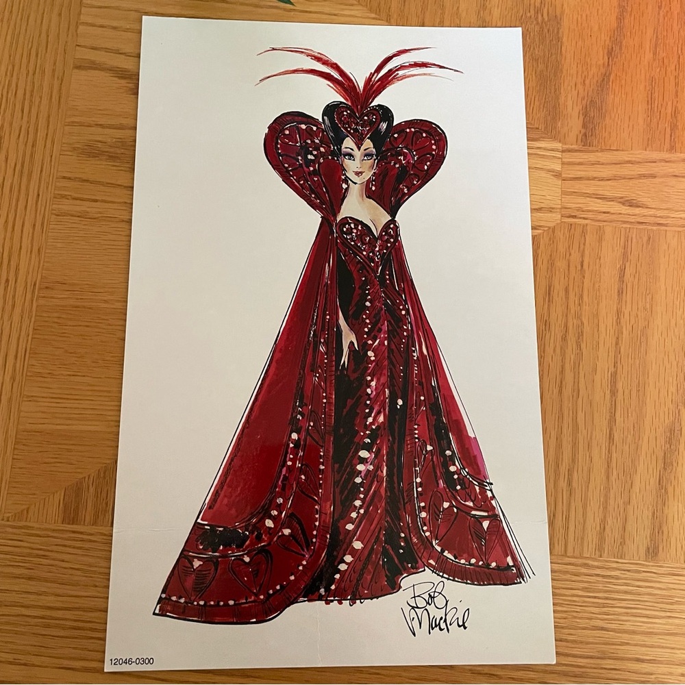 Vintage Bob Mackie Queen of Hearts Barbie Doll - Picture 8 of 9